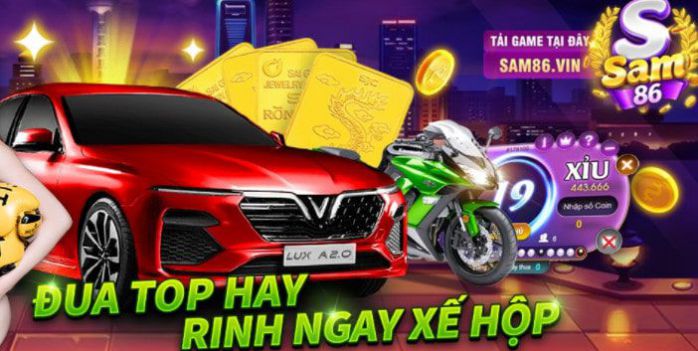 Sam86 - Đẳng cấp game bài đua top hay, rinh ngay xế hộp - Ảnh 1