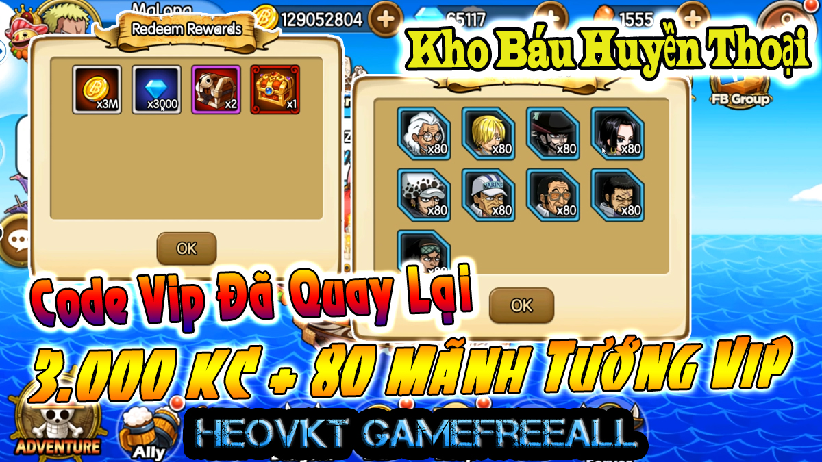 Tổng hợp code kho báu huyền thoại mới nhất 2021 - Ảnh 1