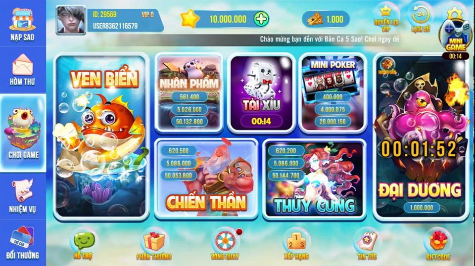 Bắn Cá 5 Sao - Game bắn cá đổi thẻ uy tín nhất 2022 - Ảnh 2