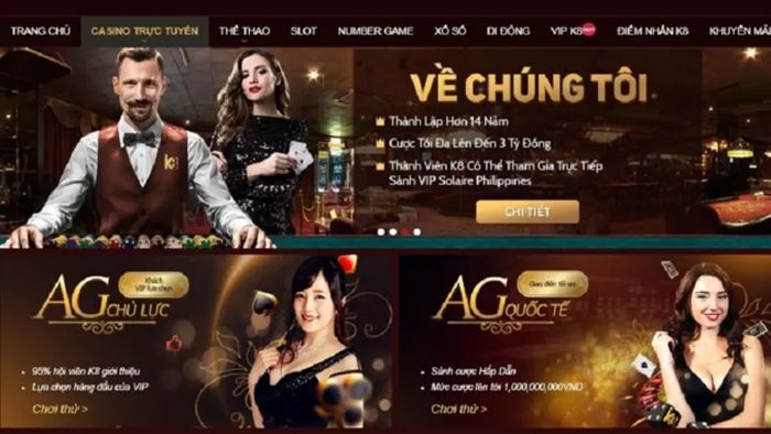 K8 - Đánh giá chi tiết về sòng bài cá cược trực tuyến - Ảnh 1