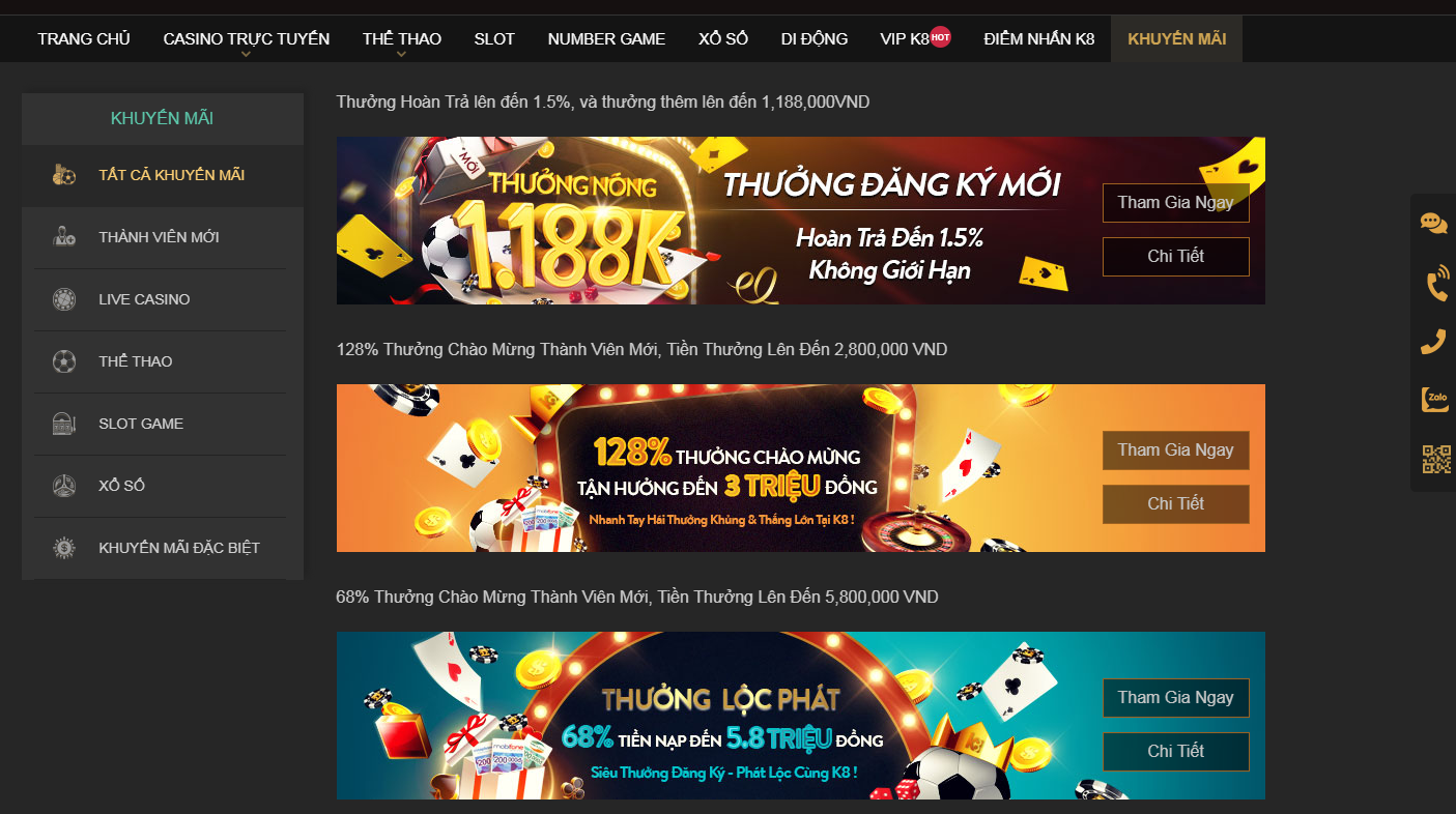K8 - Đánh giá chi tiết về sòng bài cá cược trực tuyến - Ảnh 5
