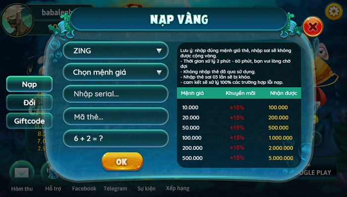 Zô Bắn Cá - Đánh giá cổng game bắn cá đổi thẻ cào 2022 - Ảnh 5