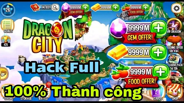 Hack Dragon City APK download 2021 thành công 100% - Ảnh 2