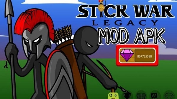 Tải Stickman Legacy hack (Menu) full vàng và kim cương - Ảnh 3