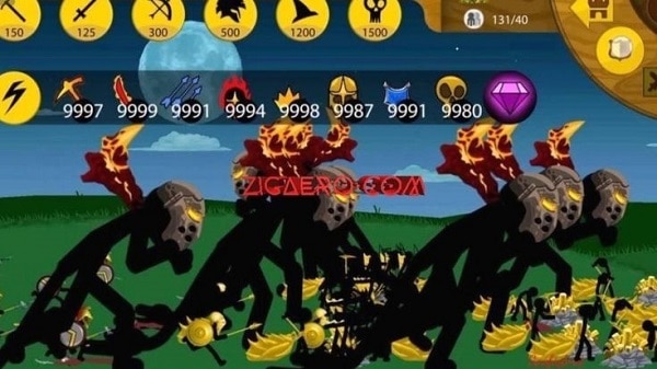 Tải Stickman Legacy hack (Menu) full vàng và kim cương - Ảnh 4