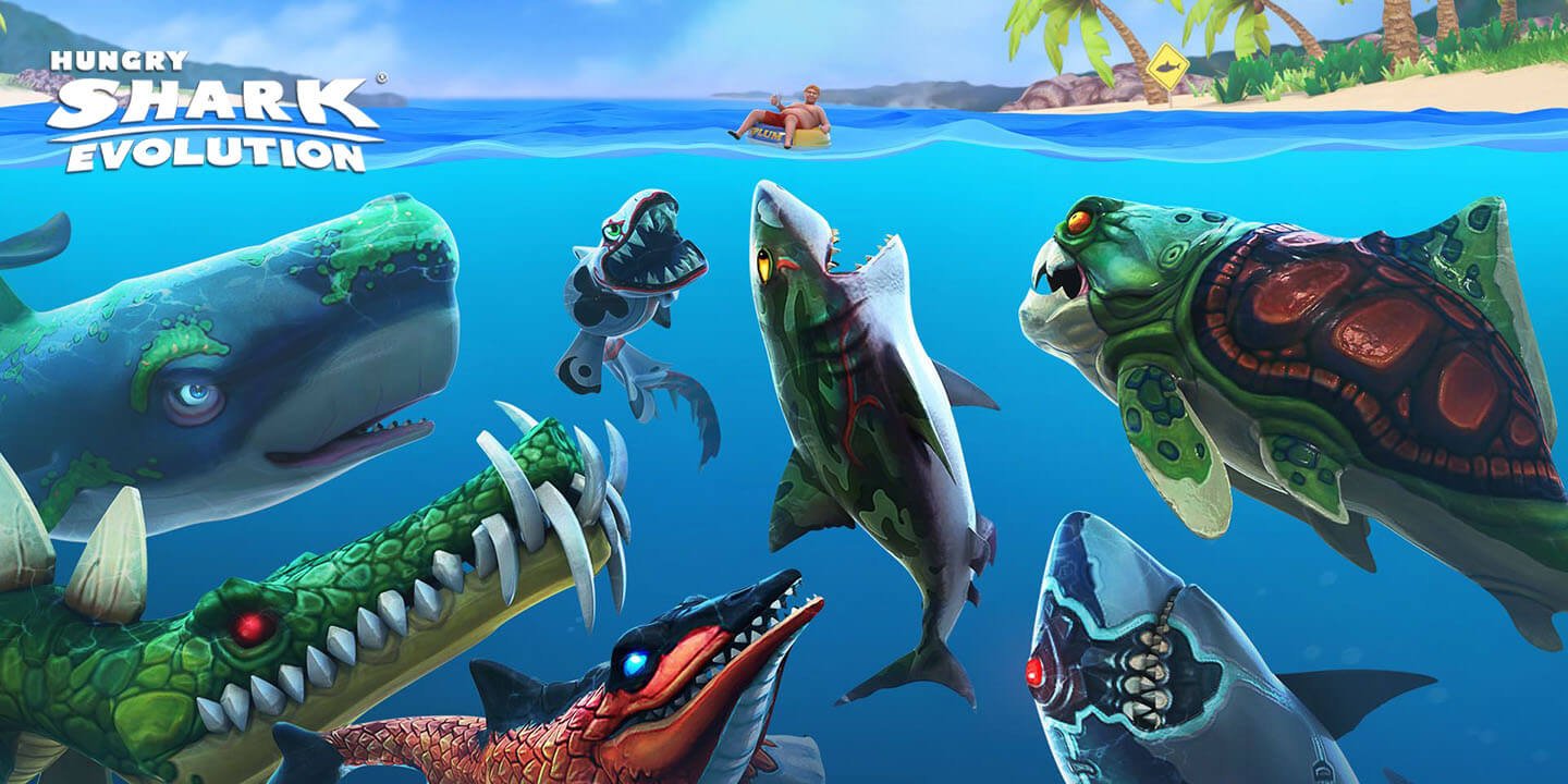 Hungry Shark World Mod - Đại Chiến Siêu Cá Mập Hot Hit - Ảnh 1