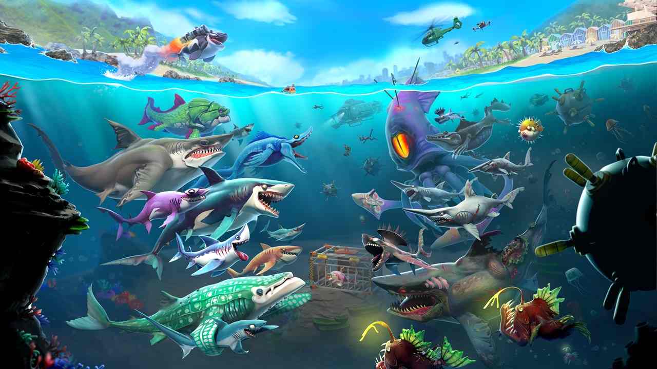 Hungry Shark World Mod - Đại Chiến Siêu Cá Mập Hot Hit - Ảnh 3